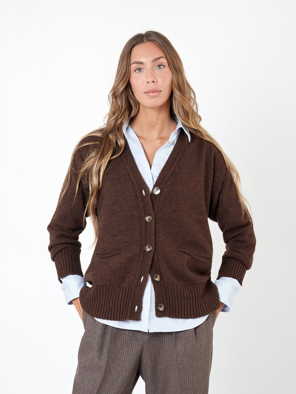 Chaqueta punto liso
