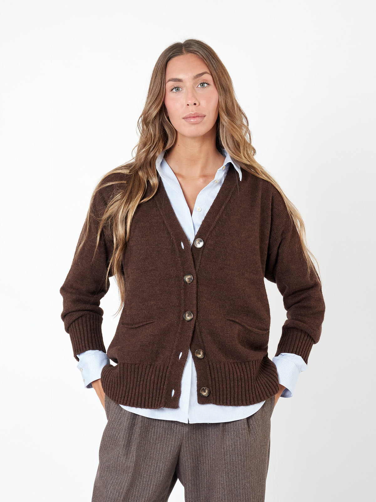 Chaqueta punto liso