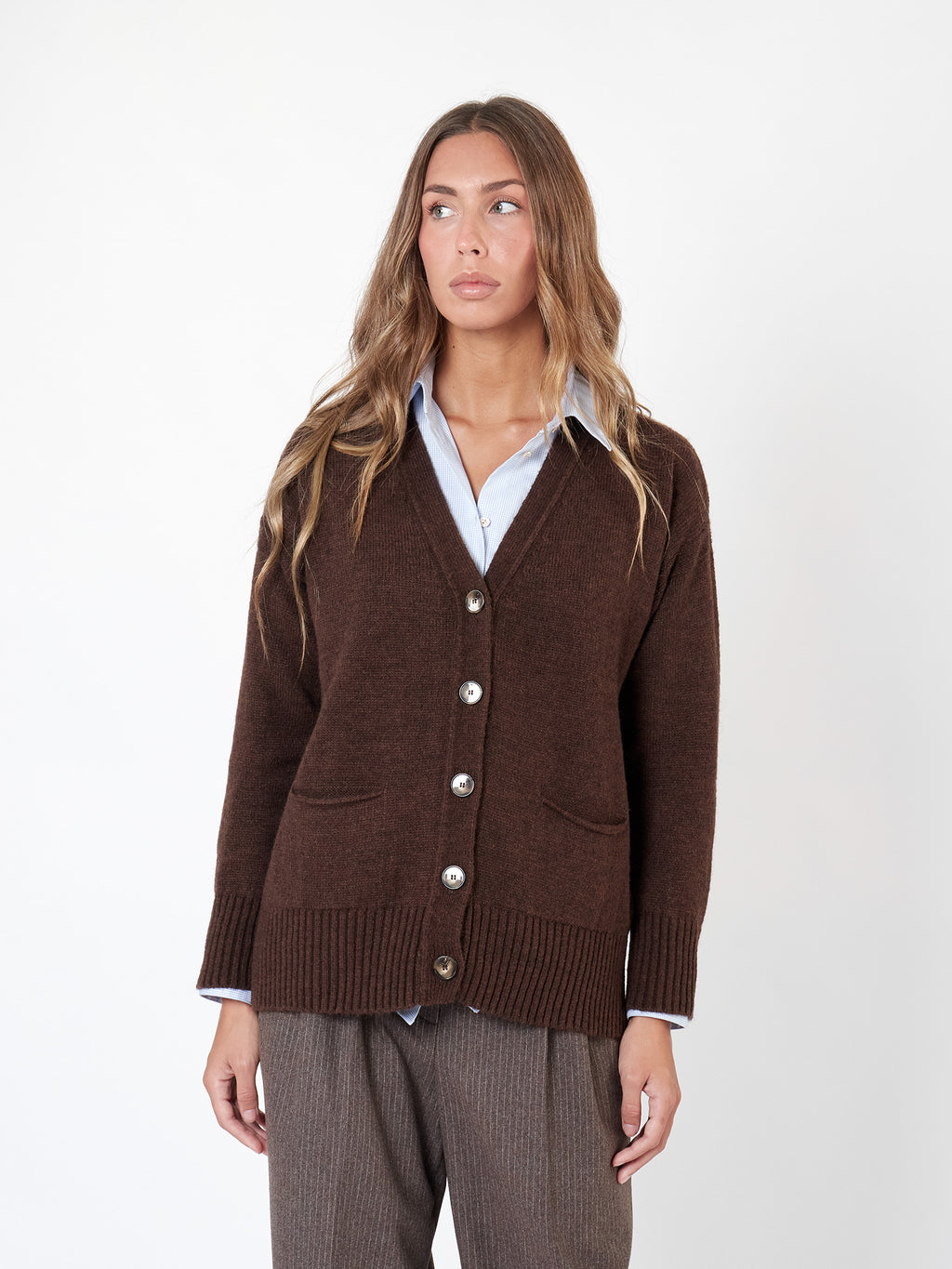 Chaqueta punto liso