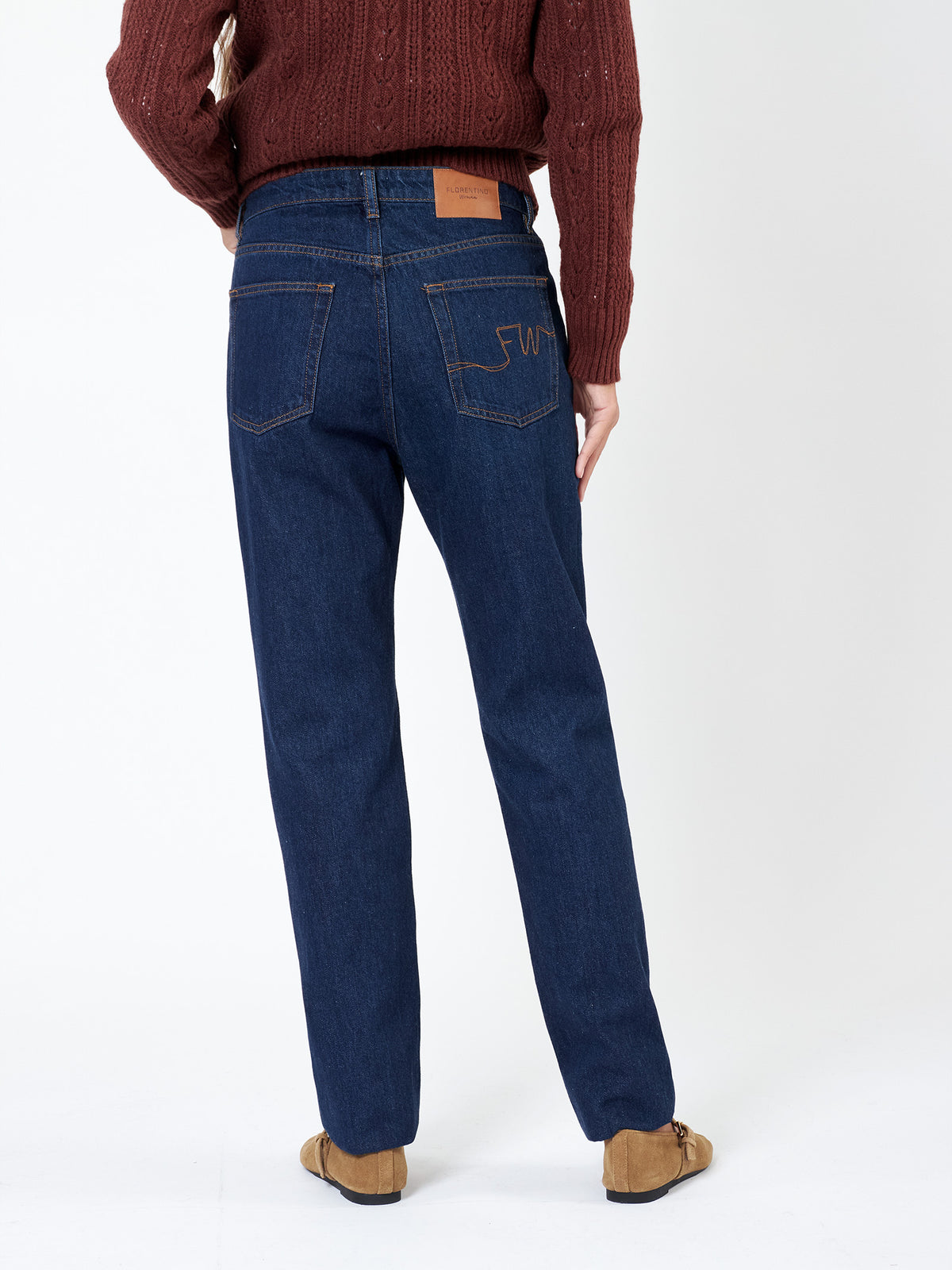 Jeans recto tiro medio