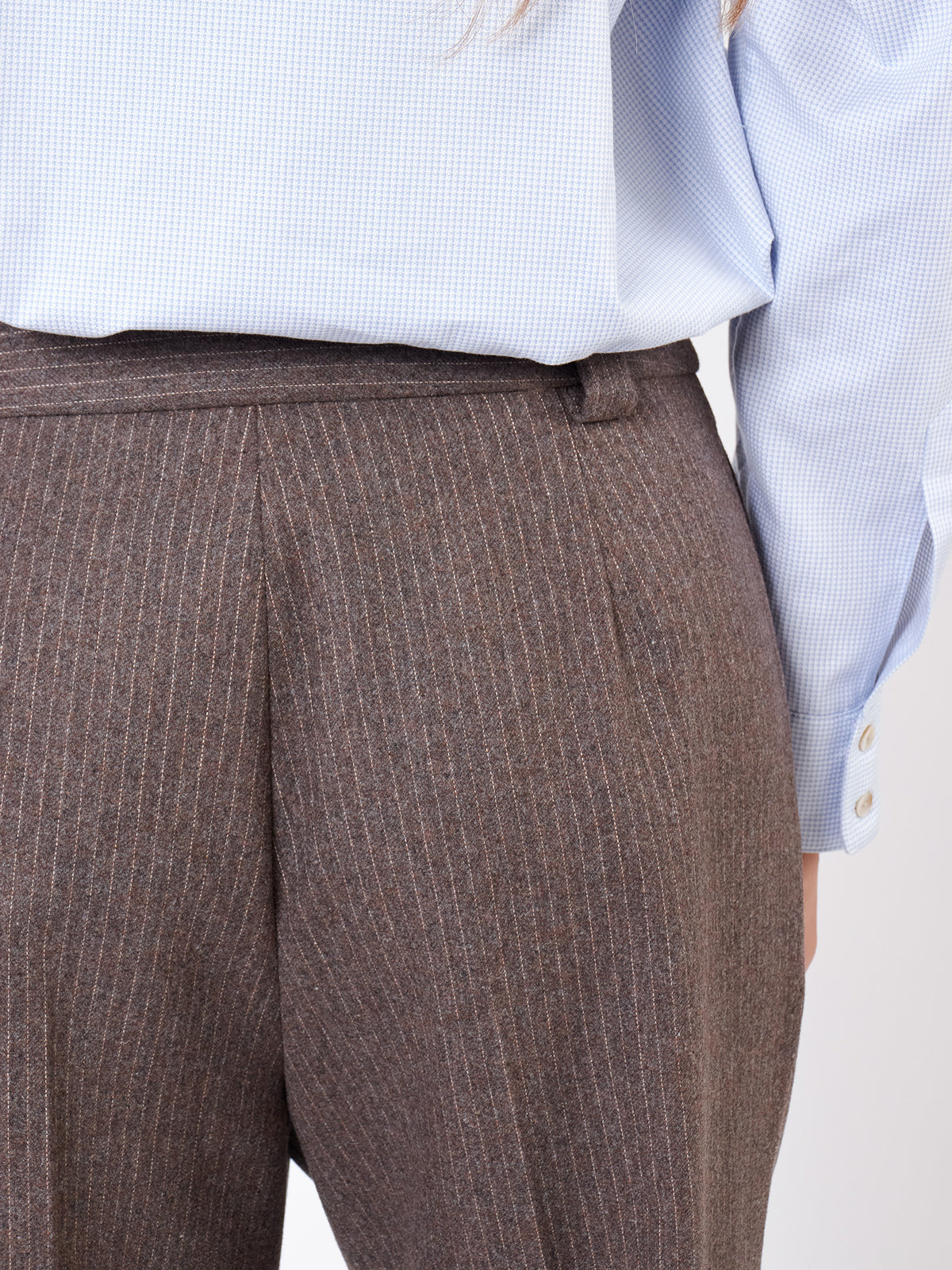 Pantalón rayas doble pliegue