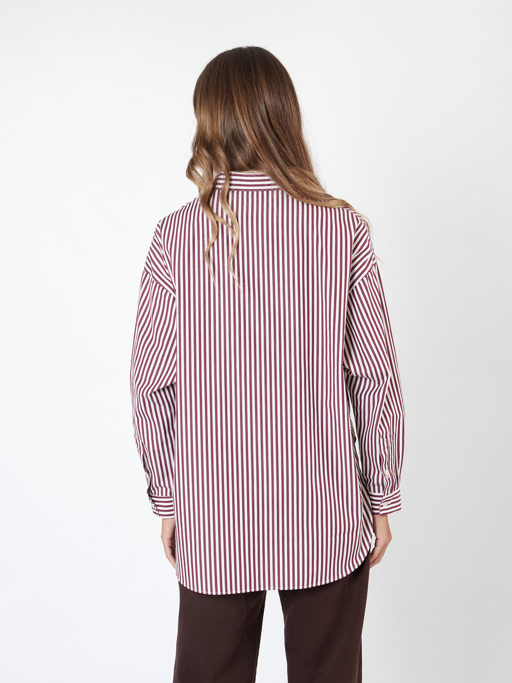Camisa holgada de rayas