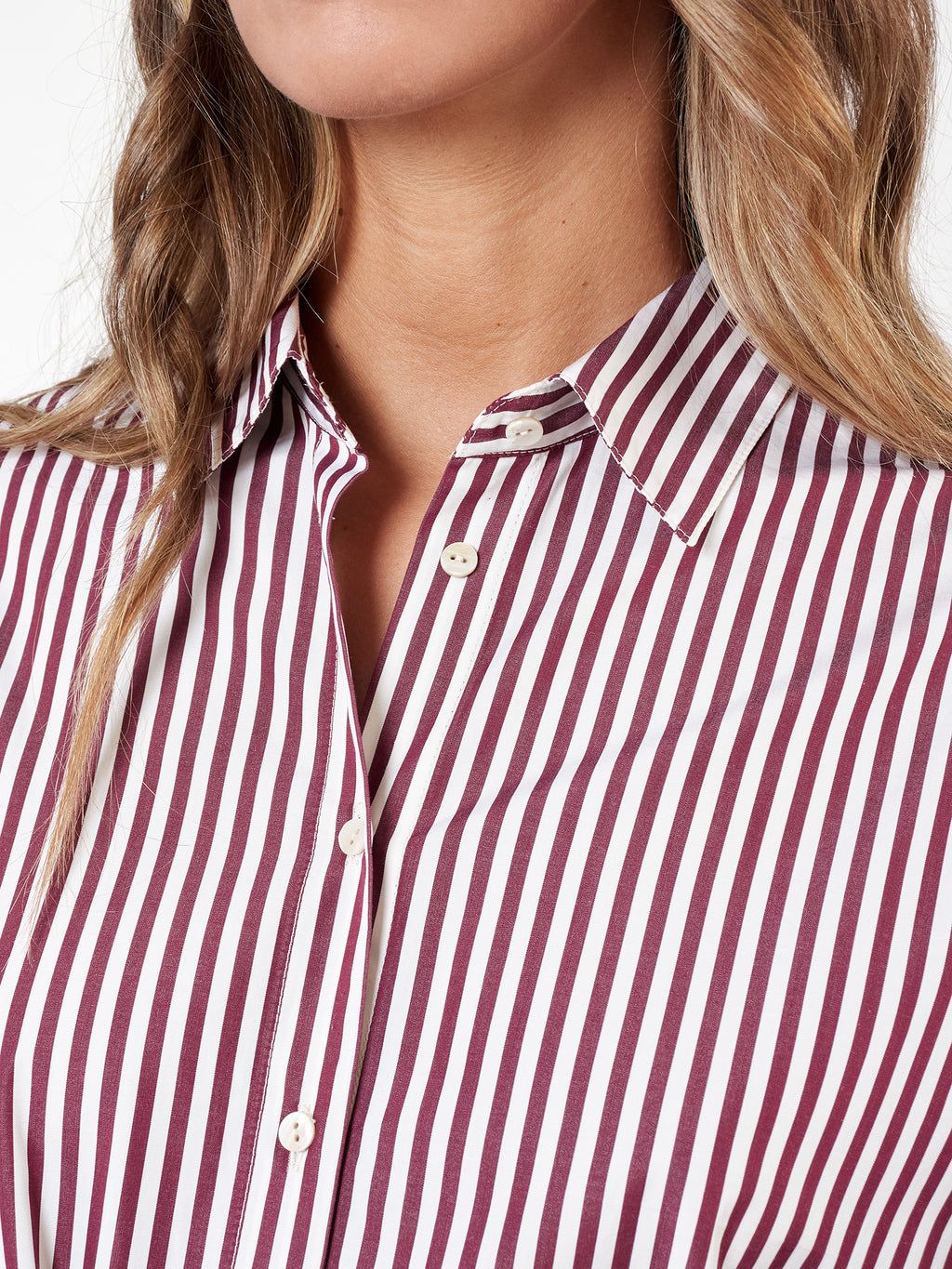 Camisa holgada de rayas