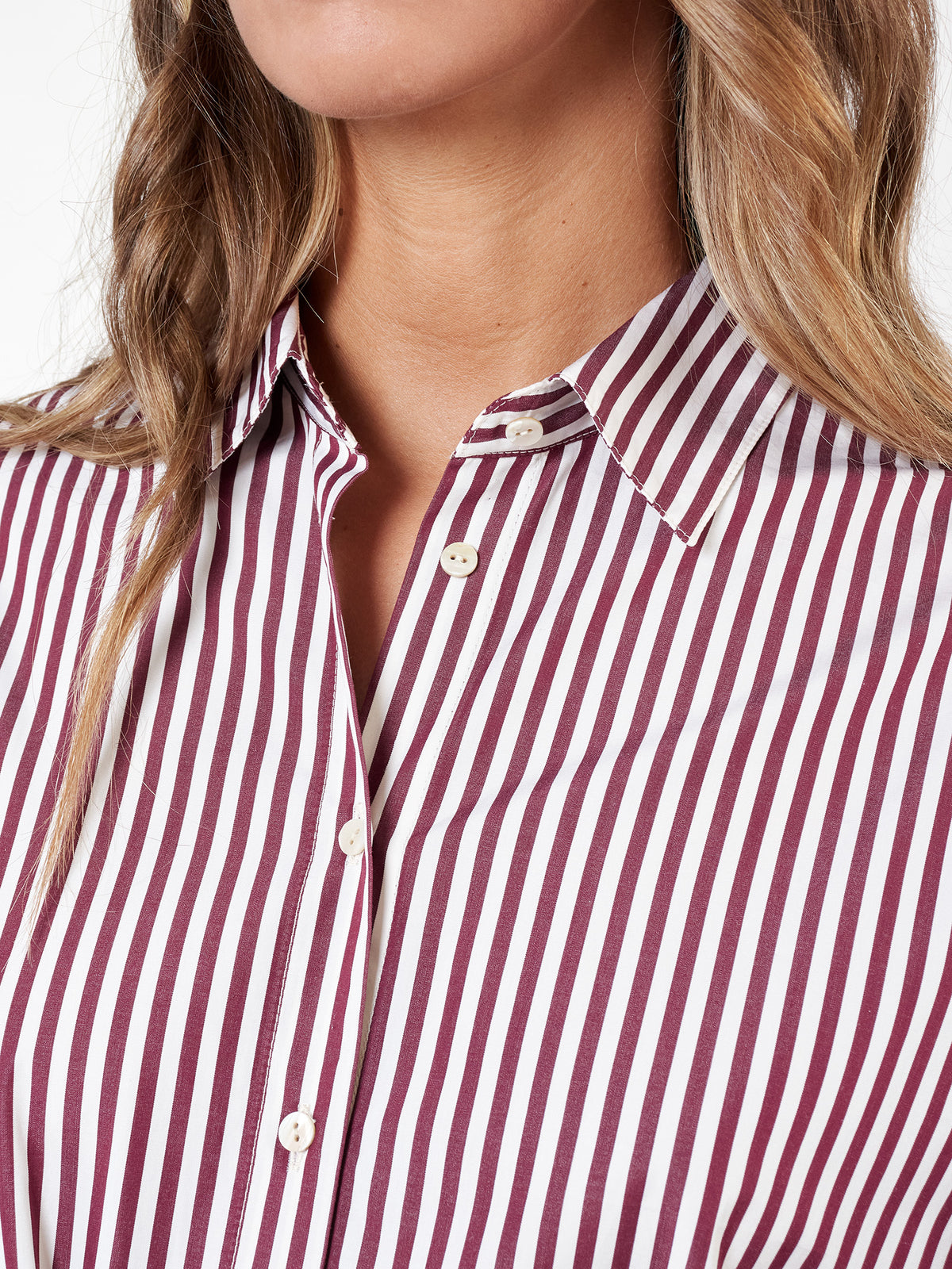 Camisa holgada de rayas