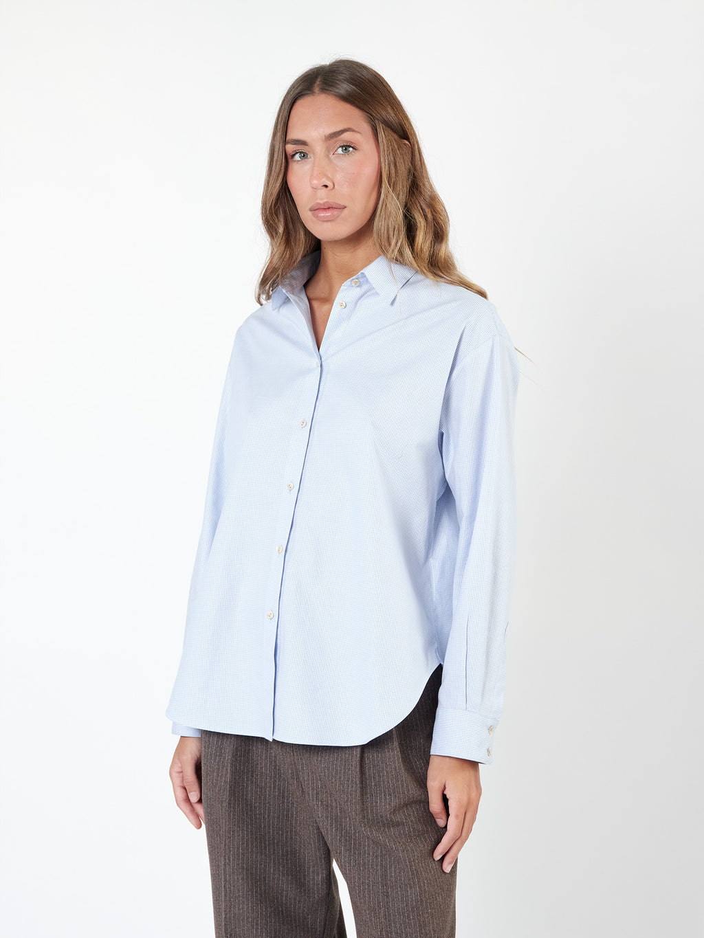 Camisa holgada microdibujo