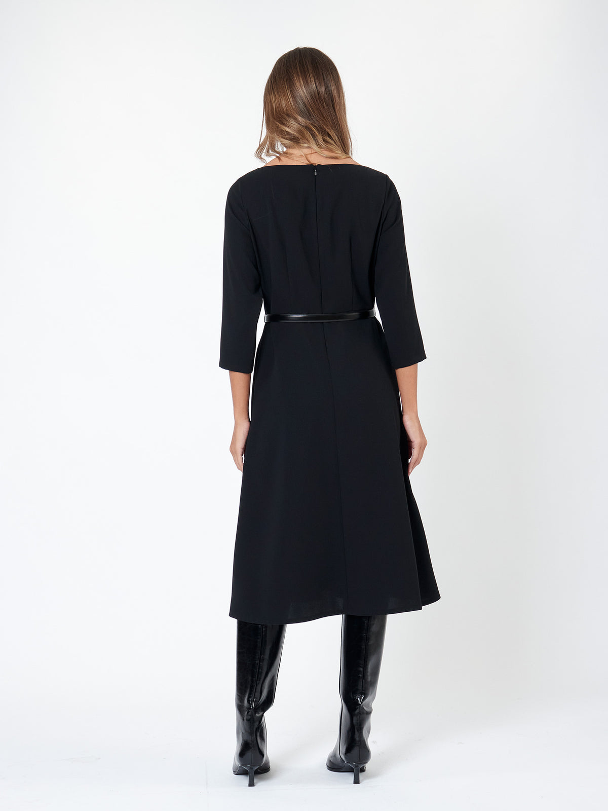 Vestido crepé
