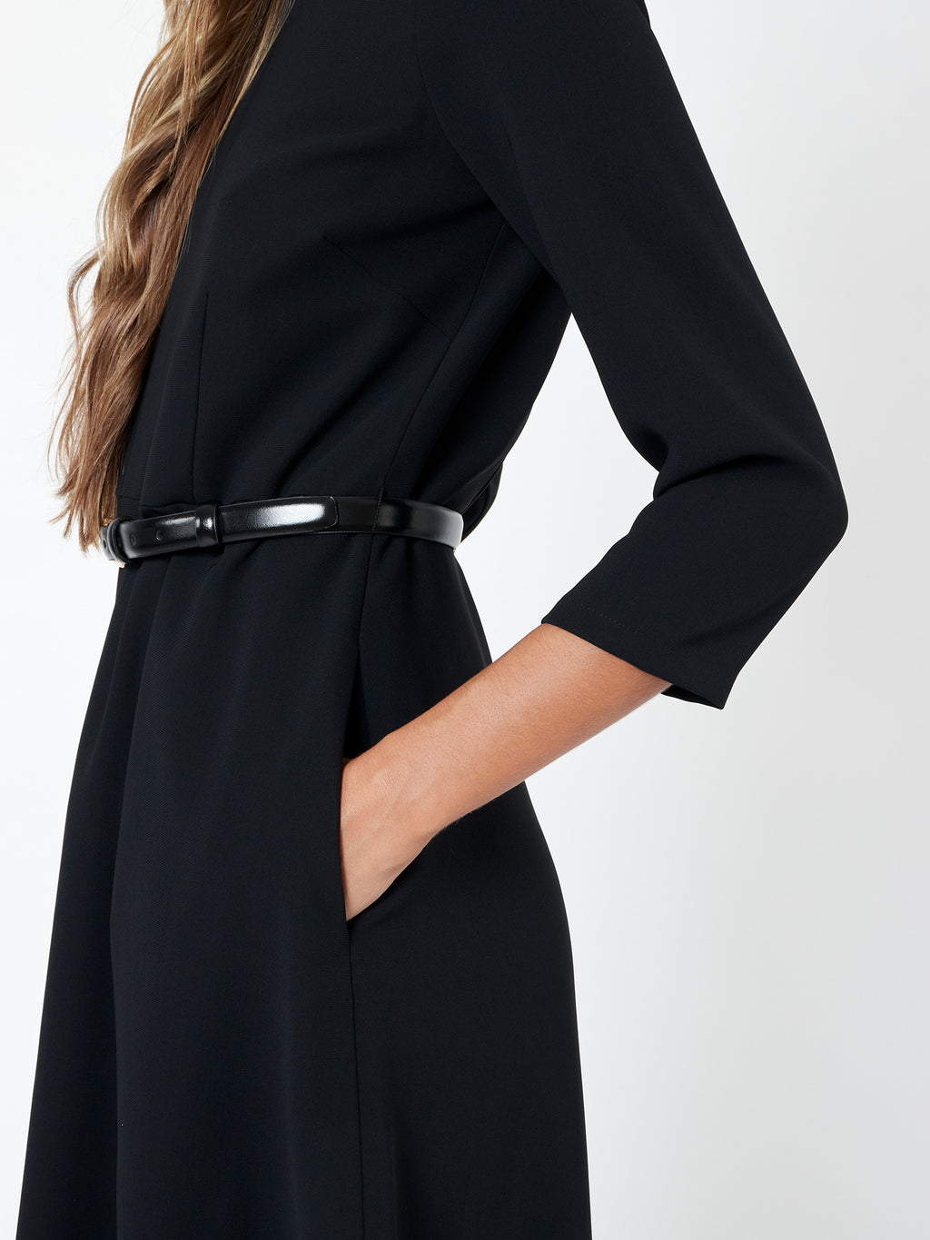 Vestido crepé
