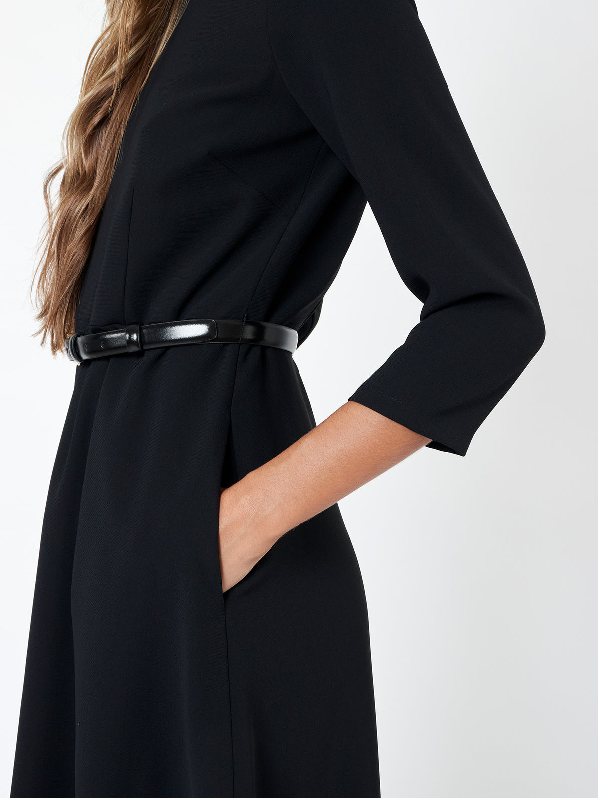 Vestido crepé