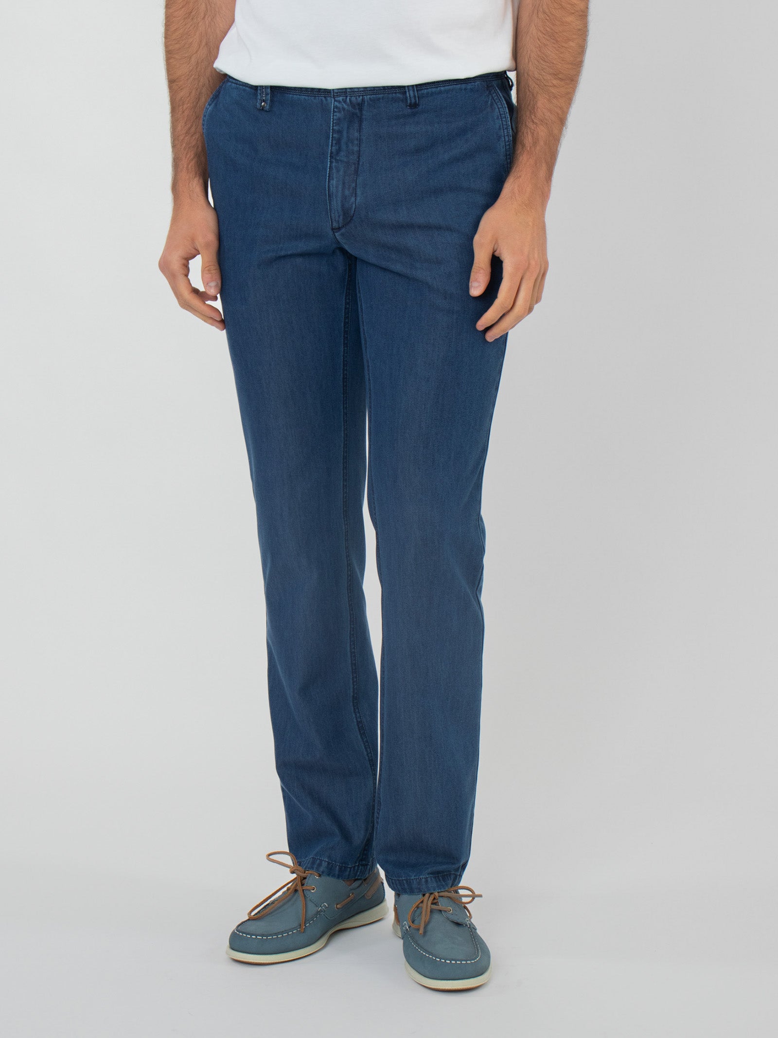 Pantalón Tejano Tencel Stone Wash, Regular Fit