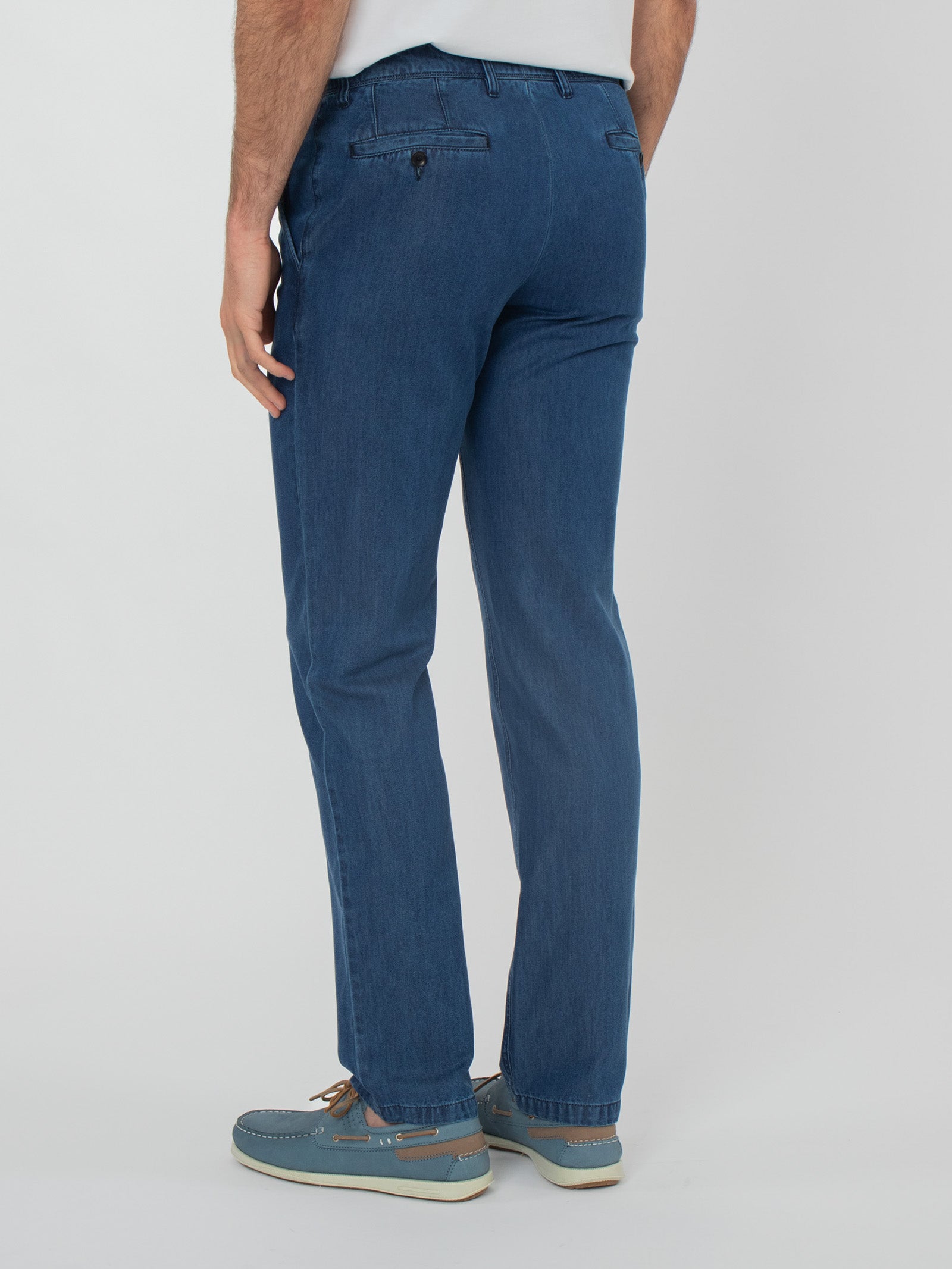 Pantalón Tejano Tencel Stone Wash, Regular Fit