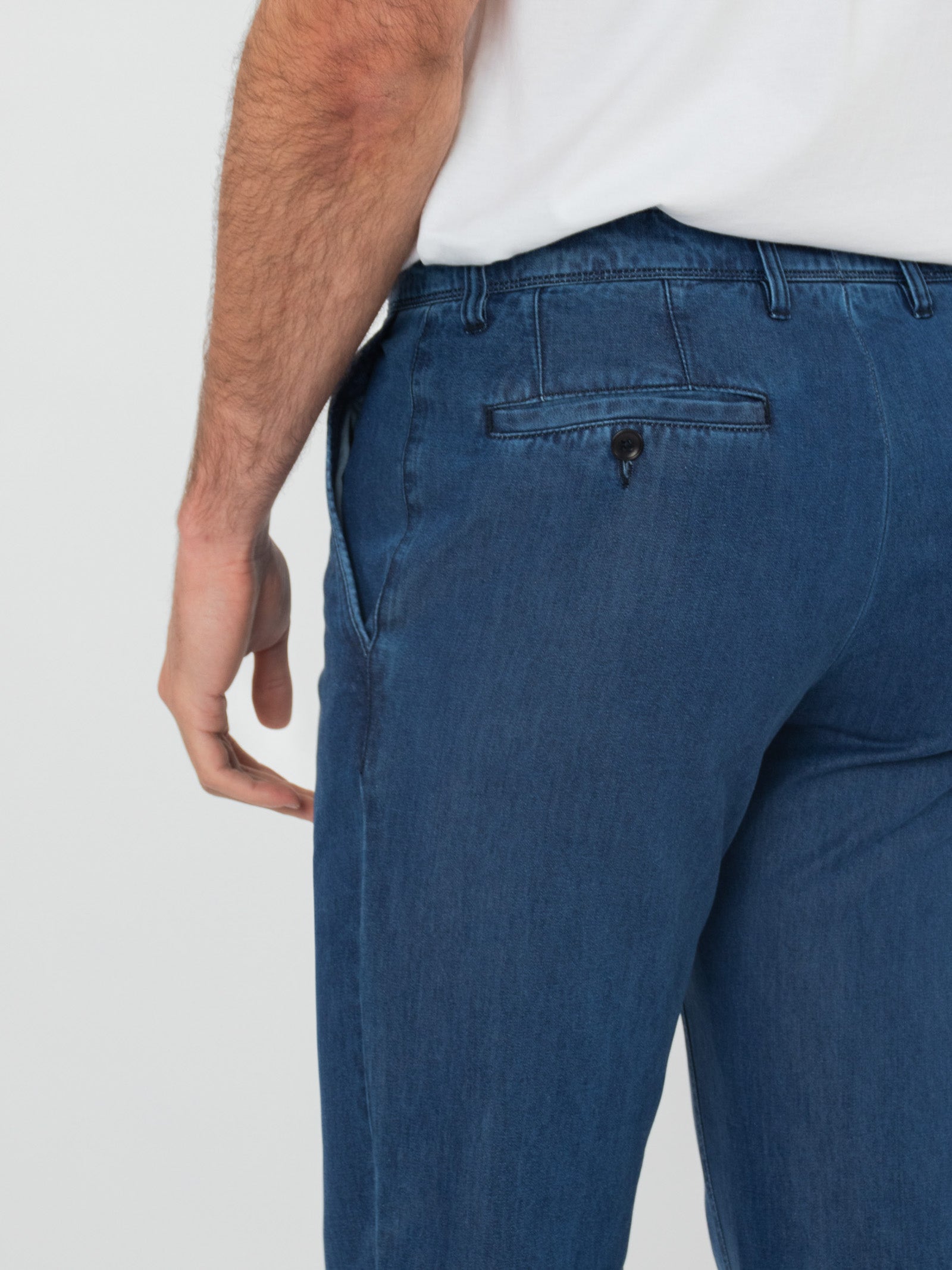 Pantalón Tejano Tencel Stone Wash, Regular Fit