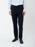 Wool slim fit suit trousers