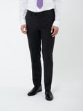 Wool slim fit suit trousers
