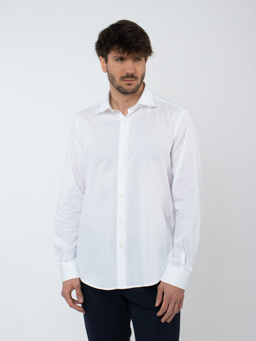Camisa algodón estructura regular fit