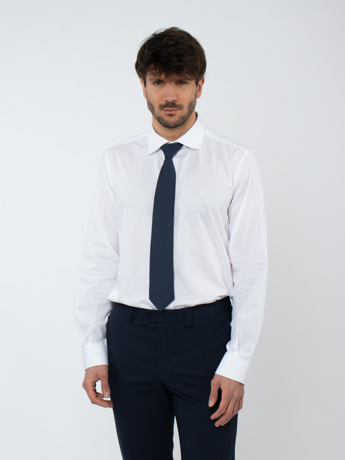 Camisa algodón estructura regular fit