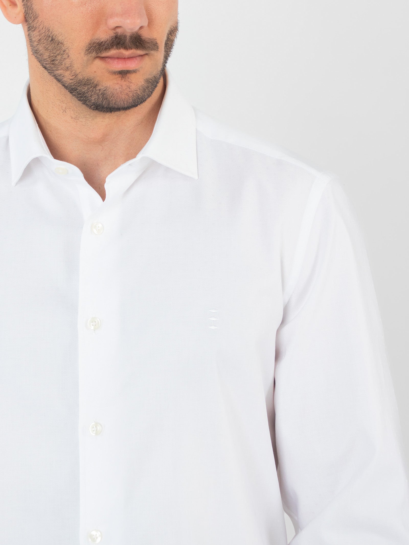 Camisa Algodón Estructura, Slim Fit