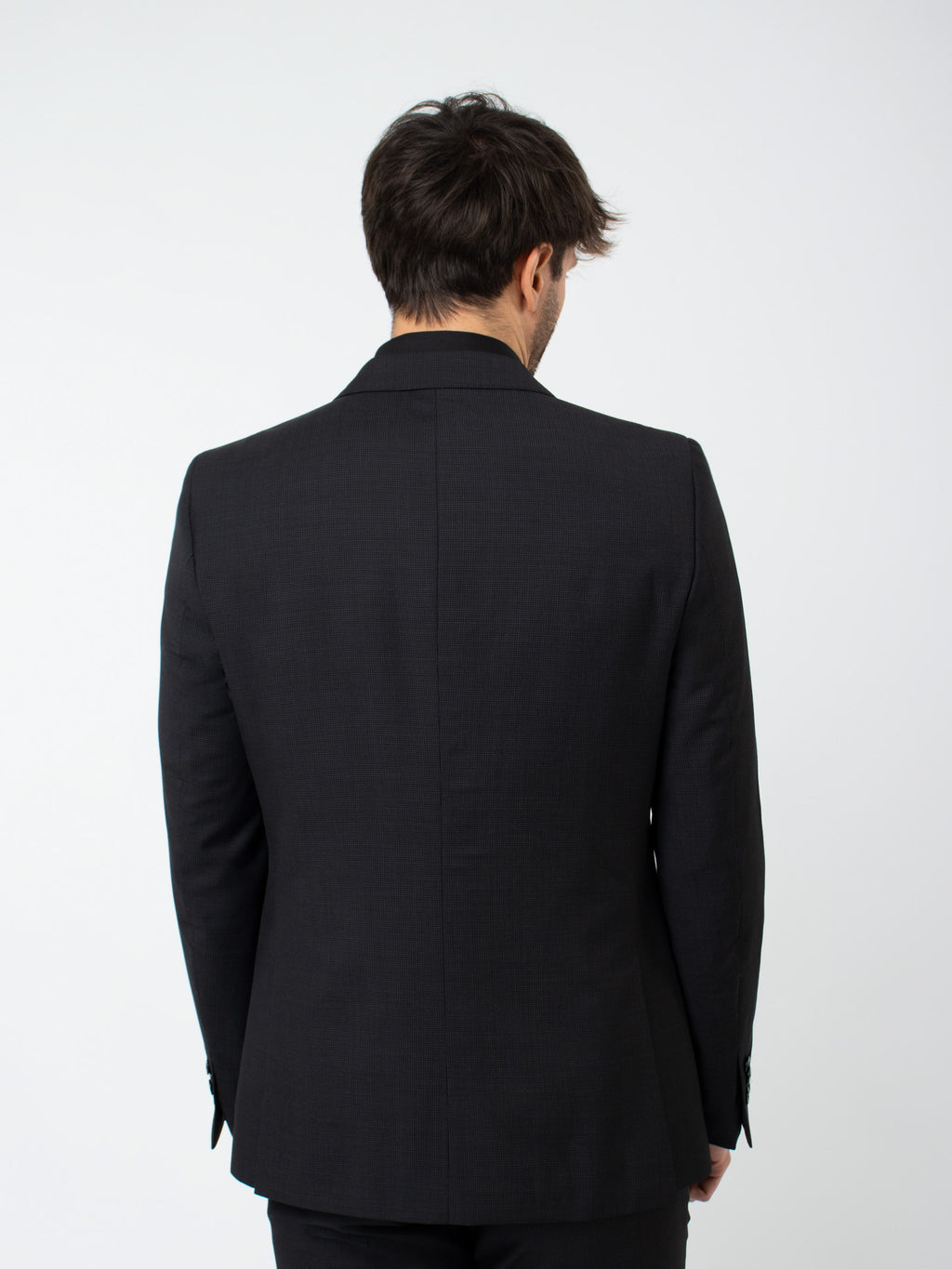 Traje lana fantasía slim fit