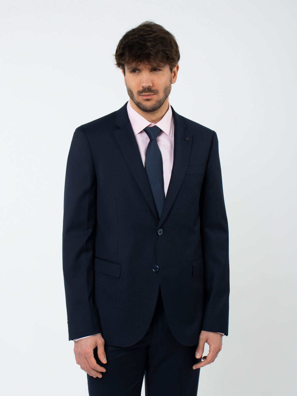 Slim fit wool suit