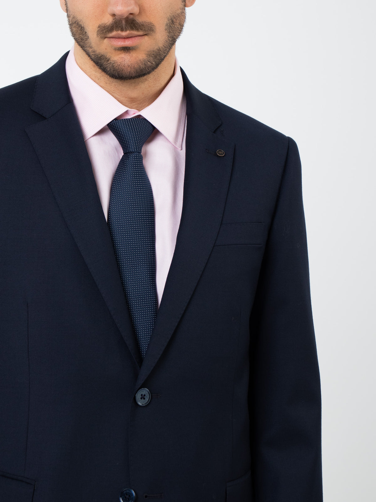 Slim fit wool suit