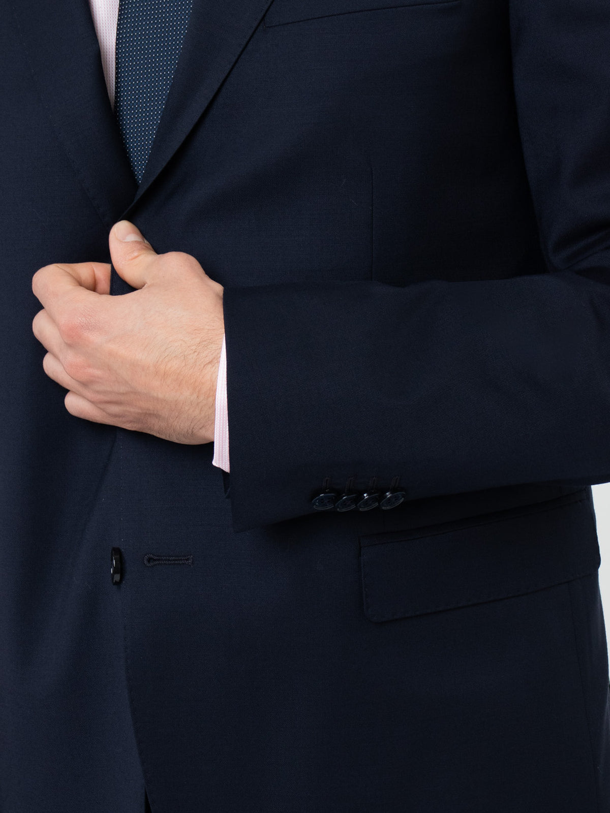 Slim fit wool suit