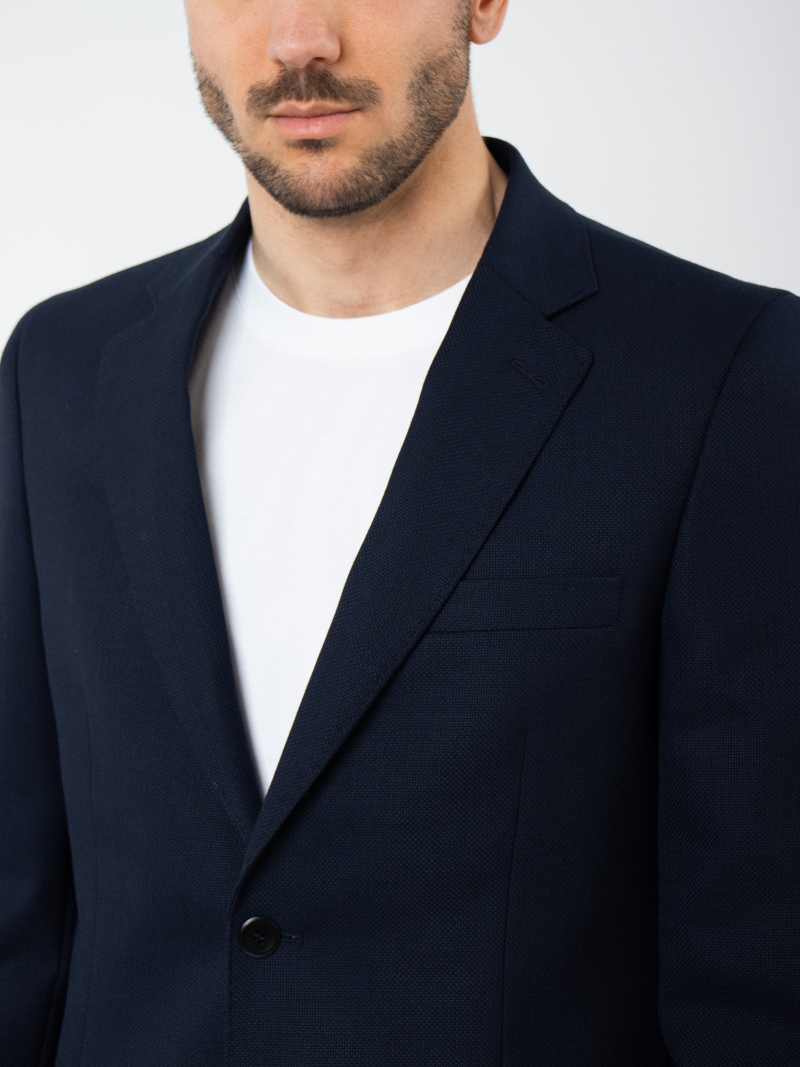 Regular fit textured blazer