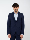 Slim fit wool suit jacket
