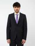 Slim fit wool suit jacket