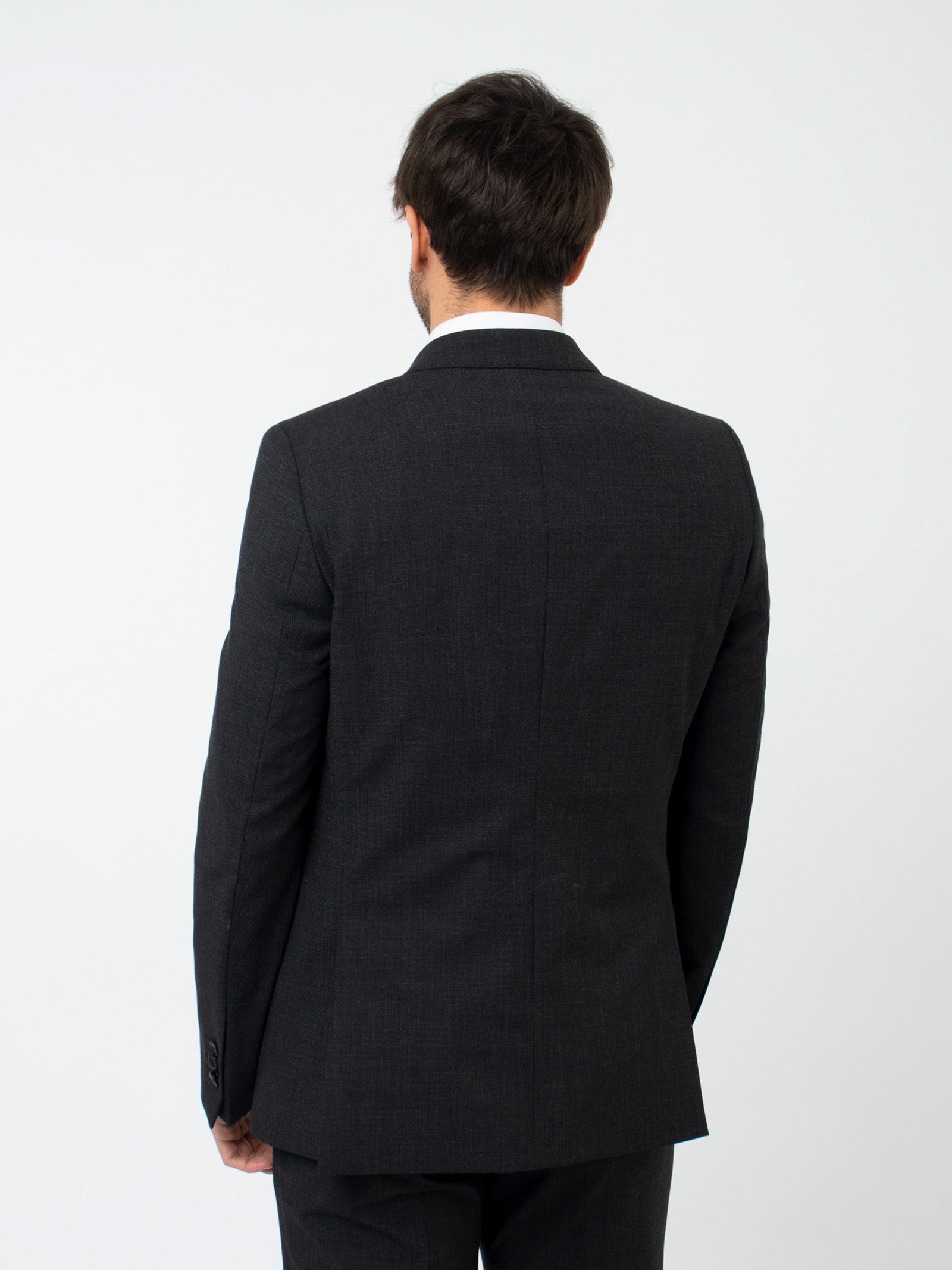 Slim fit wool suit jacket